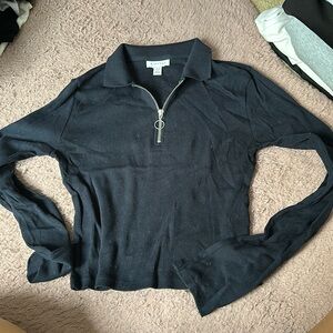 Navy Blue Top Shop body suit